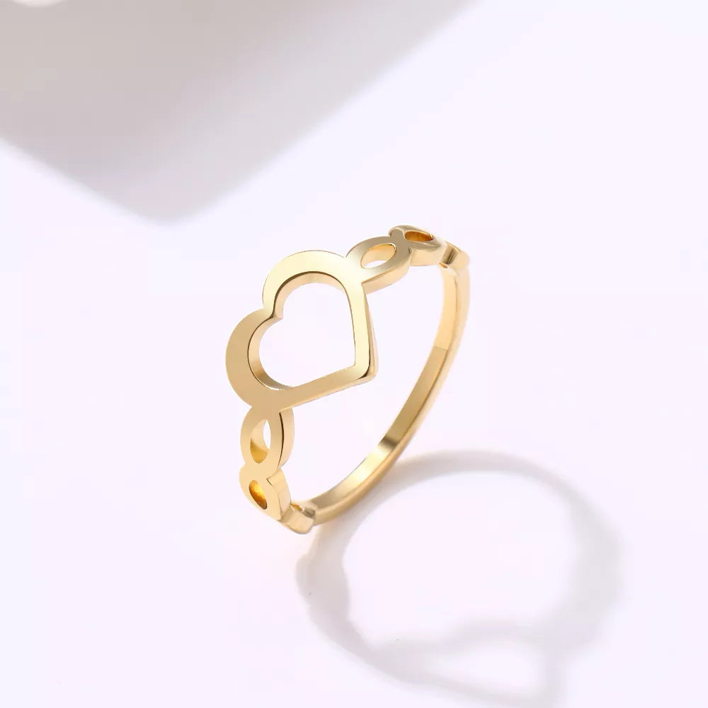 Trendy Heart Ring