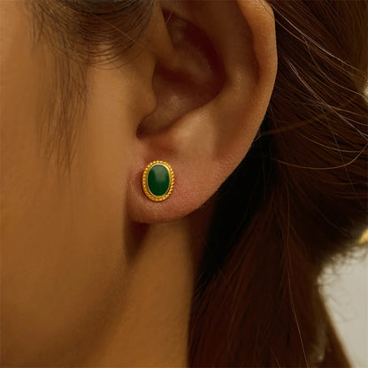 Green Emerald -Earrings